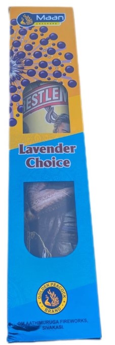 3.5 INCH FANCY PIPE PURPLE AND LAVENDER COLOR