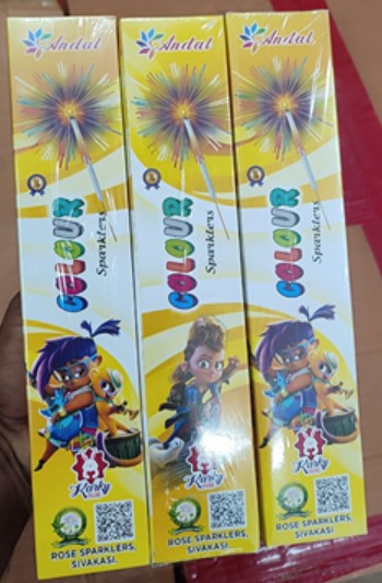 7 CM CRACKLING SPARKLER (7 செ.மீ கிராக்லிங் கம்பி மத்தாப்பு) (10Pcs)