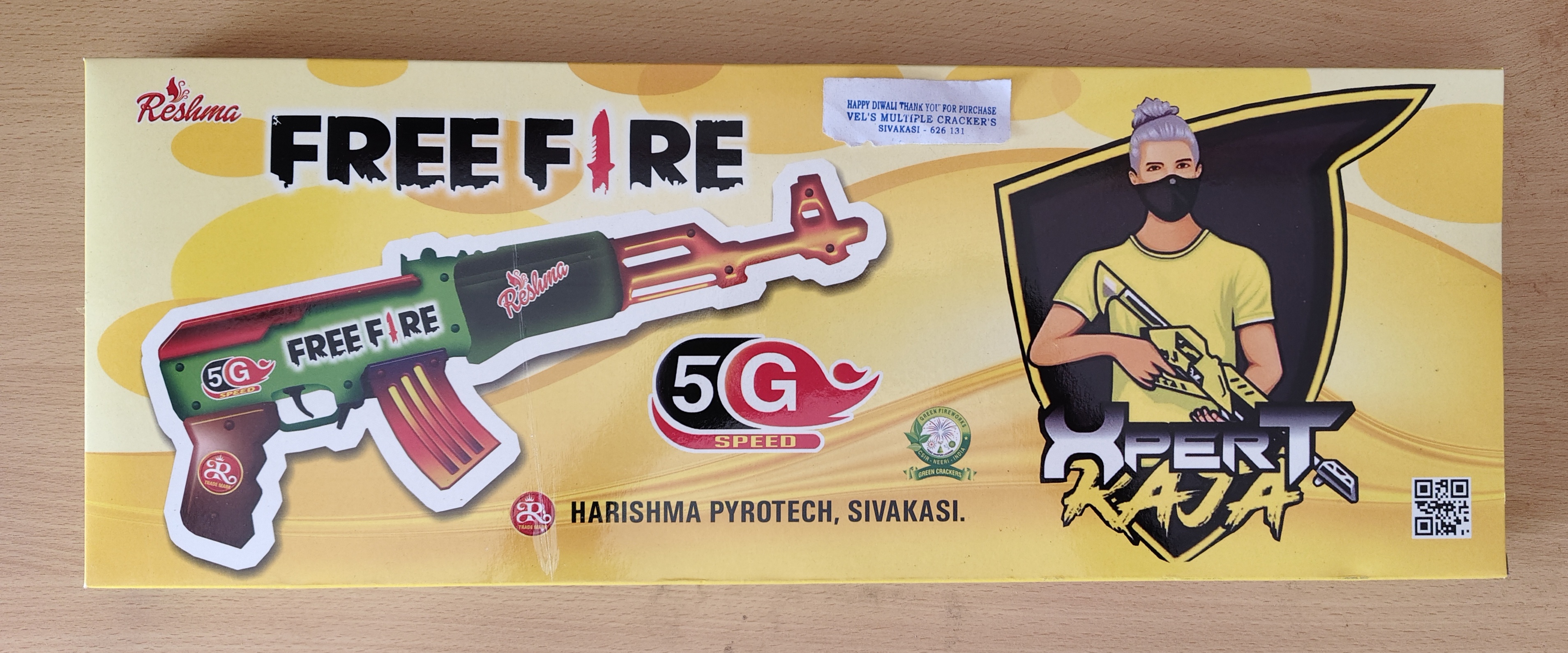FREE FIRE 5G SPEED ( ஃப்பிரி பயார் 5ஜி வேகம்) (2Pcs)