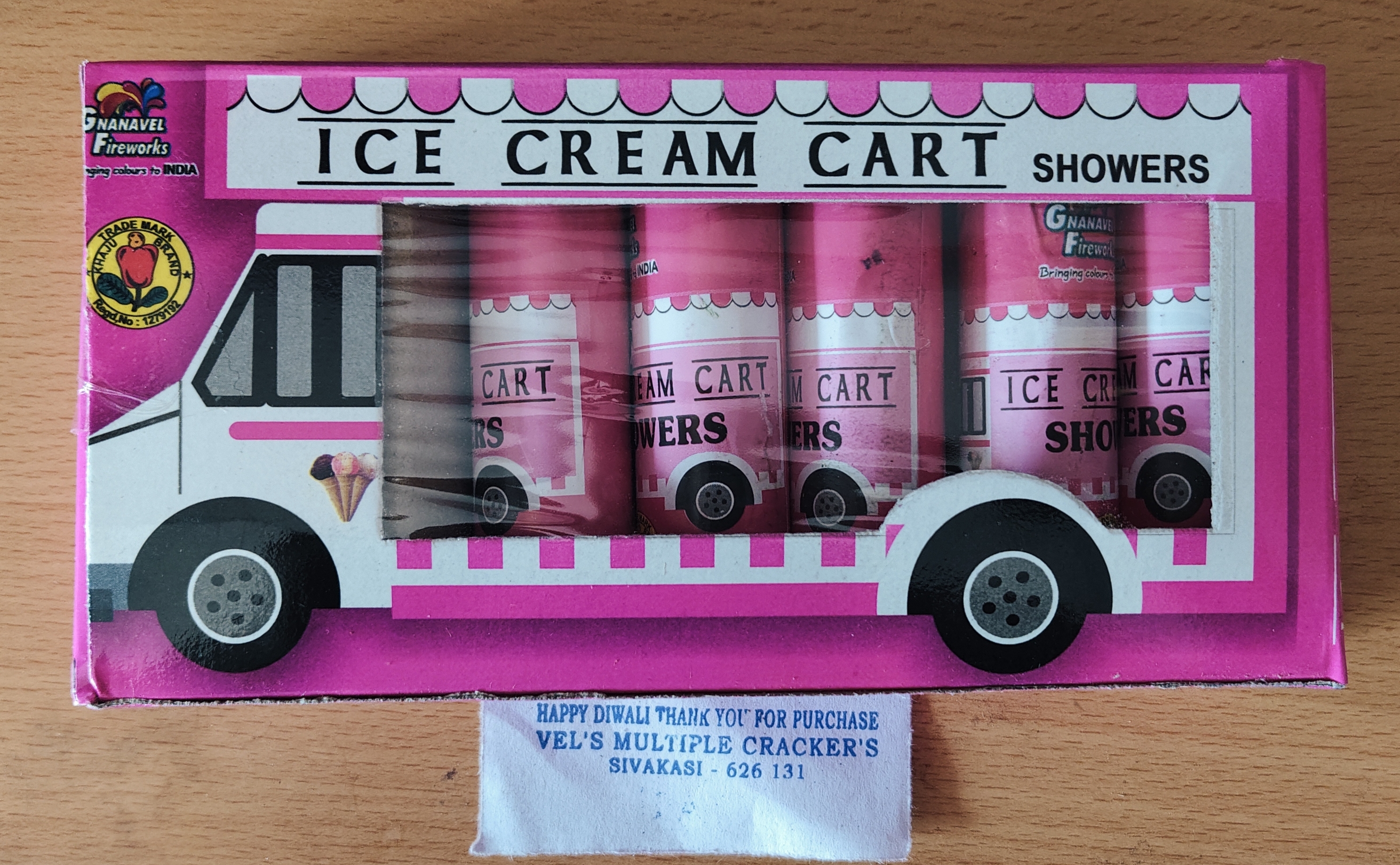ICE CREAM CART (ஐஸ்க்ரீம் கார்ட்) (5Pcs)
